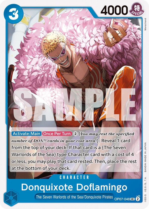 Donquixote Doflamingo [500 Years in the Future] | Cards and Coasters CA