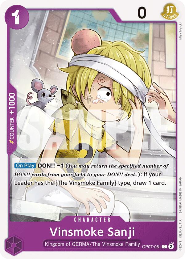 Vinsmoke Sanji [500 Years in the Future] | Cards and Coasters CA