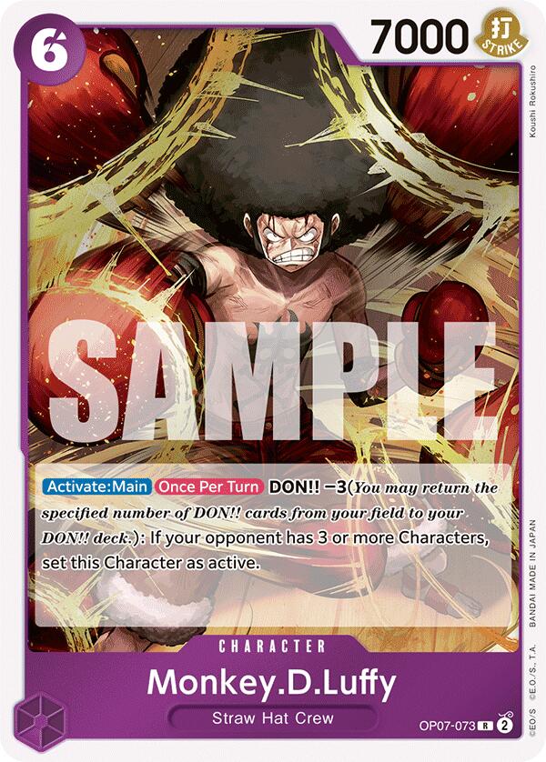 Monkey.D.Luffy (073) [500 Years in the Future] | Cards and Coasters CA