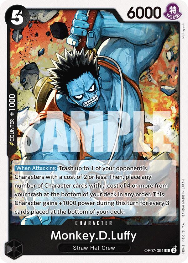 Monkey.D.Luffy (091) [500 Years in the Future] | Cards and Coasters CA