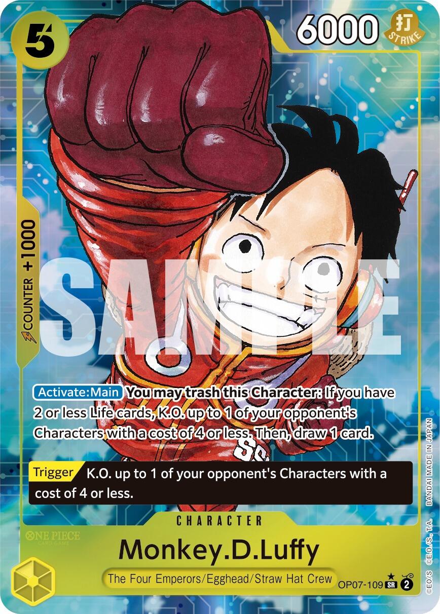 Monkey.D.Luffy (109) (Parallel) [500 Years in the Future] | Cards and Coasters CA