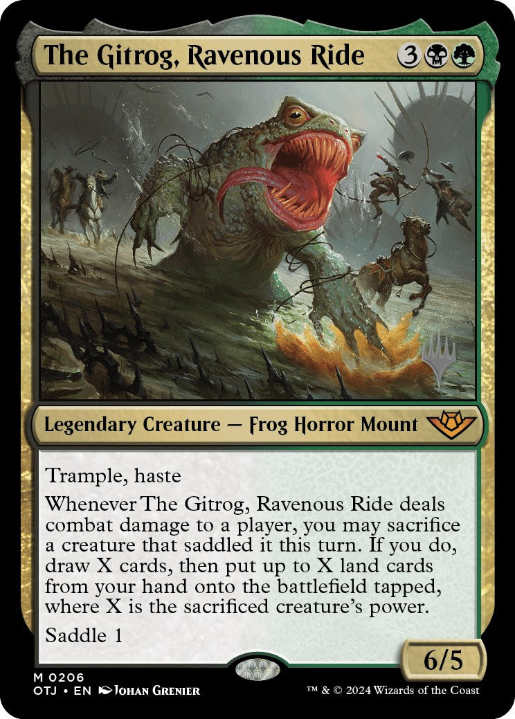 The Gitrog, Ravenous Ride (Promo Pack) [Outlaws of Thunder Junction Promos] | Cards and Coasters CA