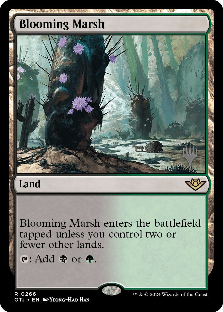 Blooming Marsh (Promo Pack) [Outlaws of Thunder Junction Promos] | Cards and Coasters CA