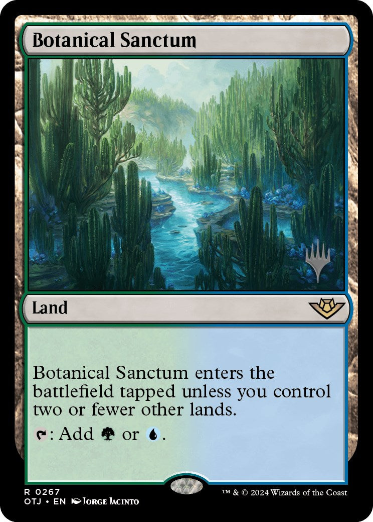 Botanical Sanctum (Promo Pack) [Outlaws of Thunder Junction Promos] | Cards and Coasters CA