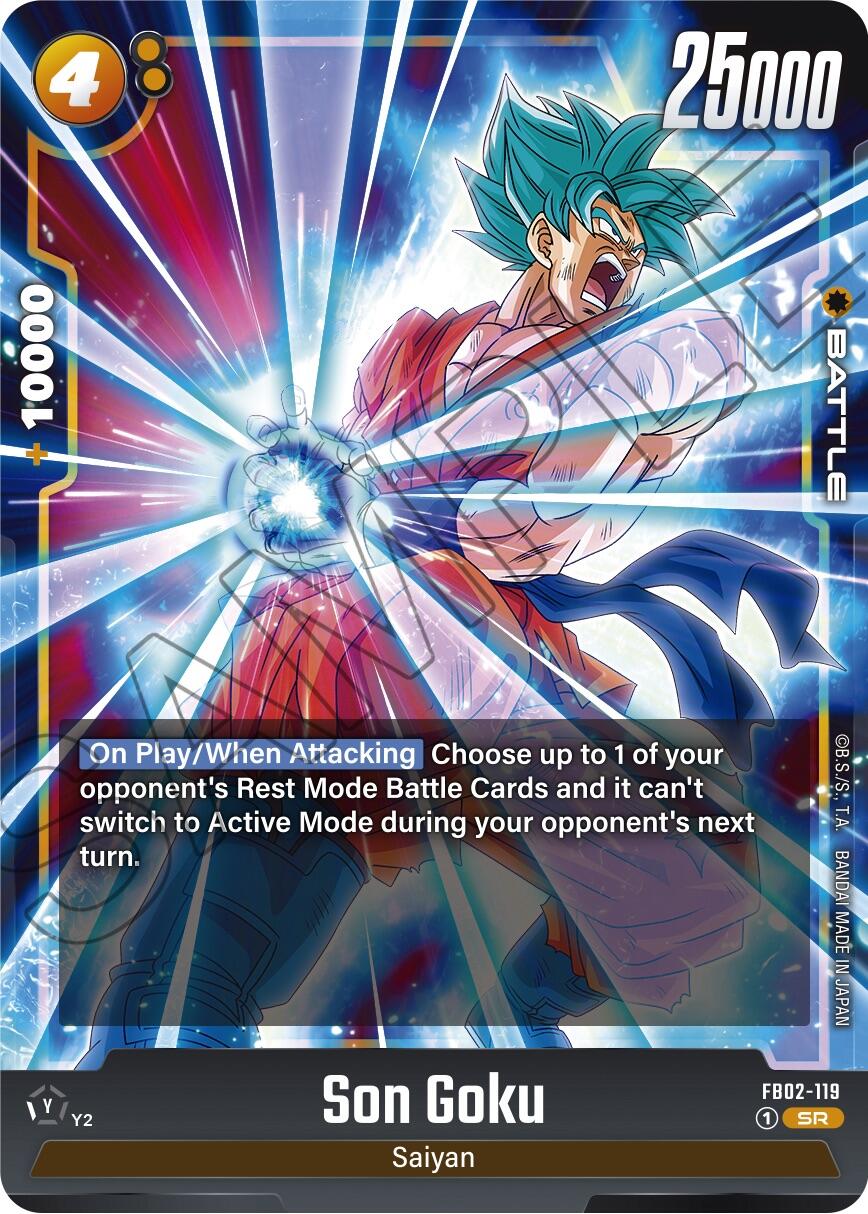 Son Goku (FB02-119) [Blazing Aura] | Cards and Coasters CA