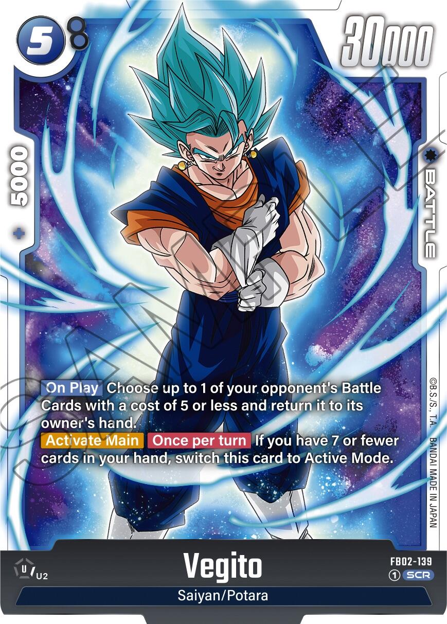 Vegito (FB02-139) [Blazing Aura] | Cards and Coasters CA