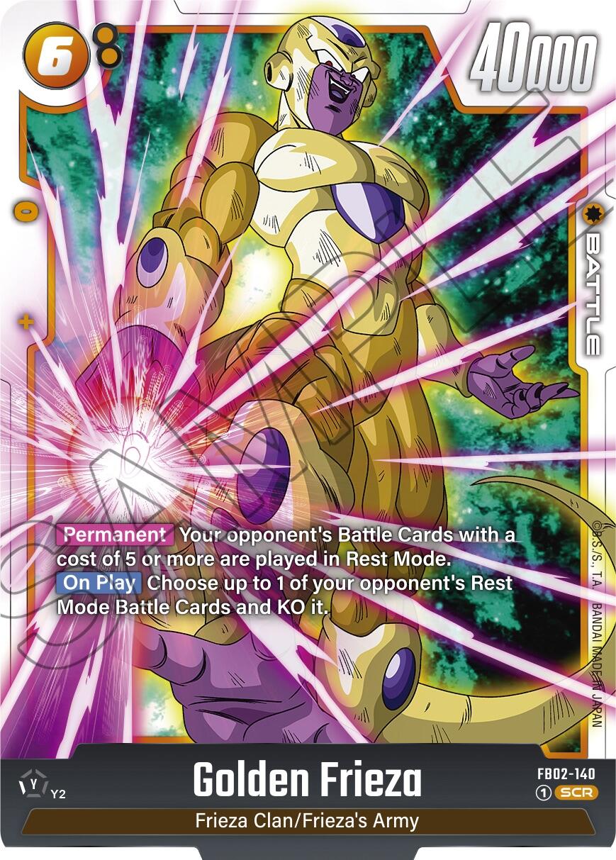 Golden Frieza [Blazing Aura] | Cards and Coasters CA