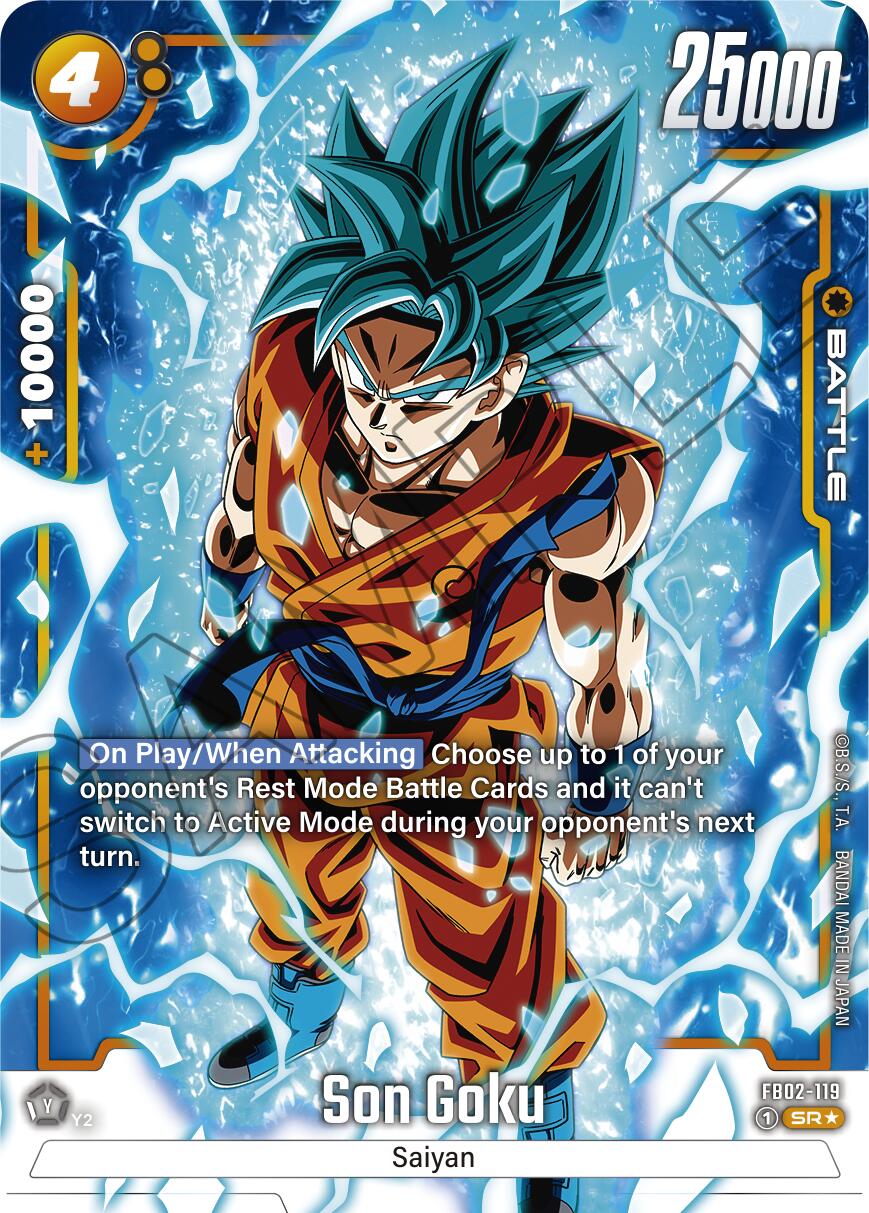 Son Goku (FB02-119) (Alternate Art) [Blazing Aura] | Cards and Coasters CA