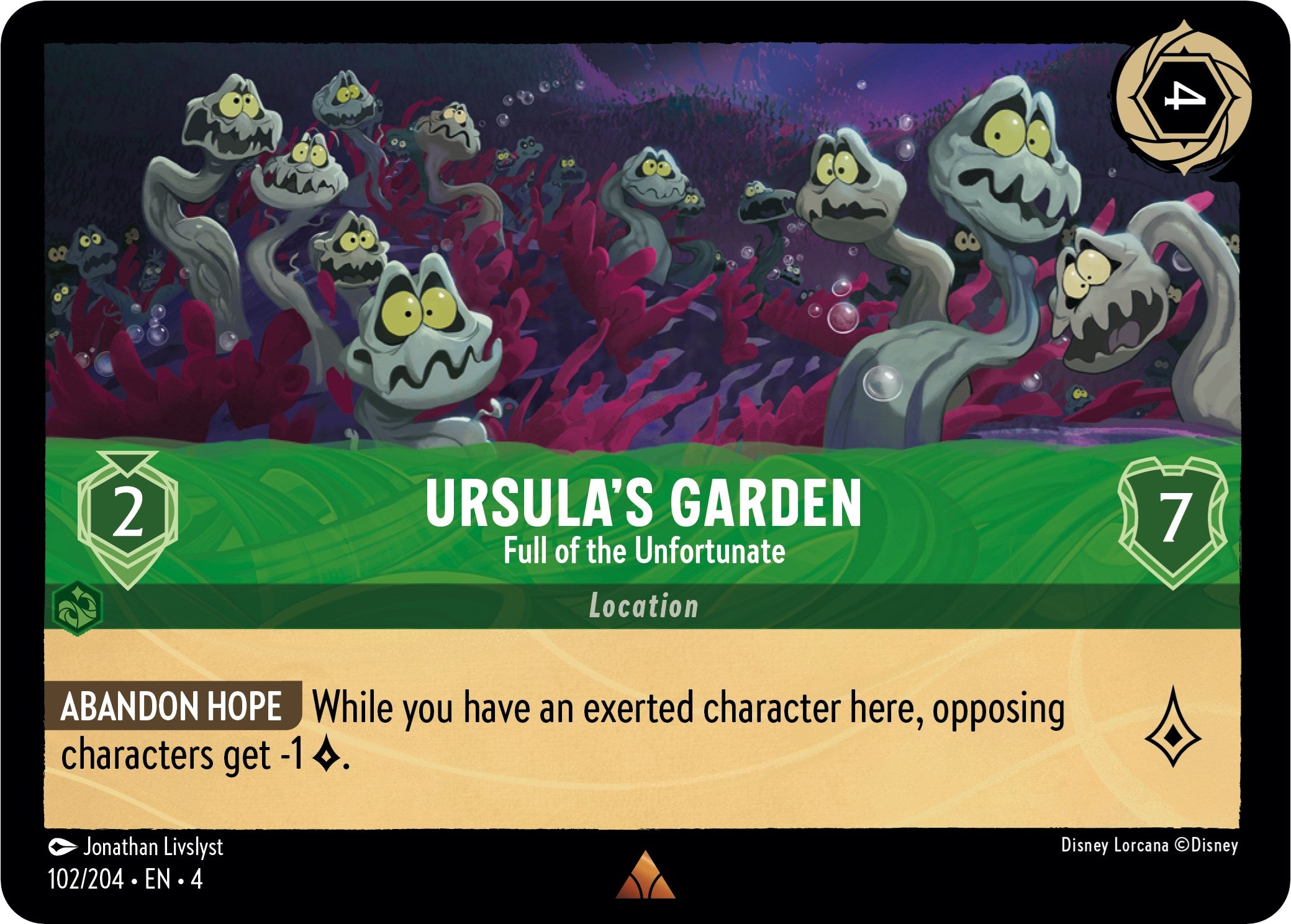 Ursula's Garden - Full of the Unfortunate (102/204) [Ursula's Return] | Cards and Coasters CA