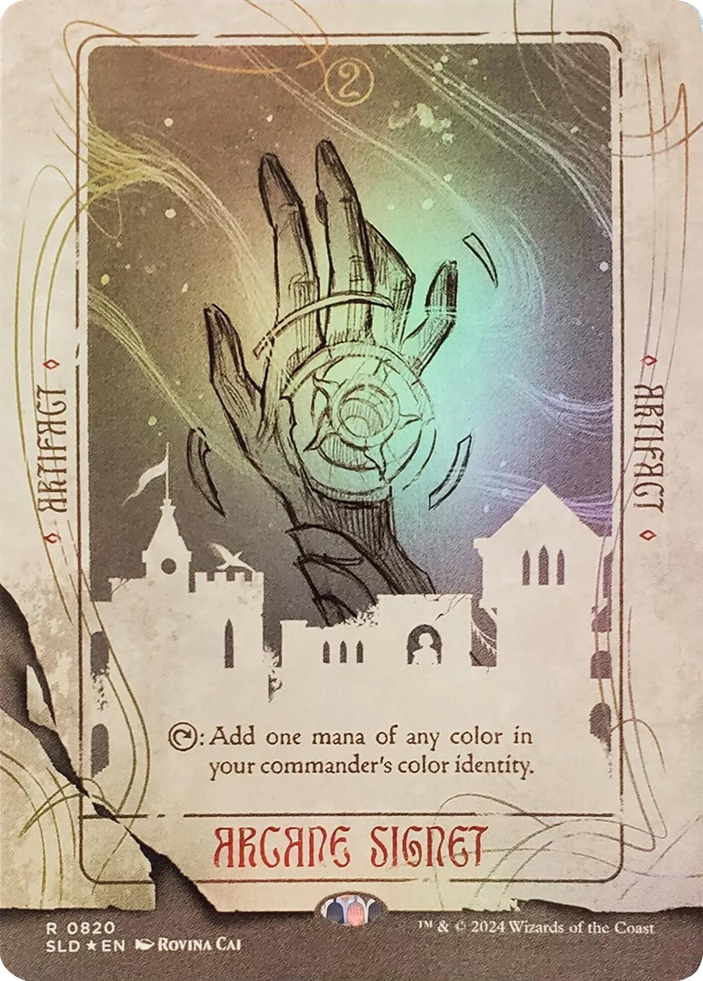 Arcane Signet (0820) (Rainbow Foil) [Secret Lair Drop Series] | Cards and Coasters CA