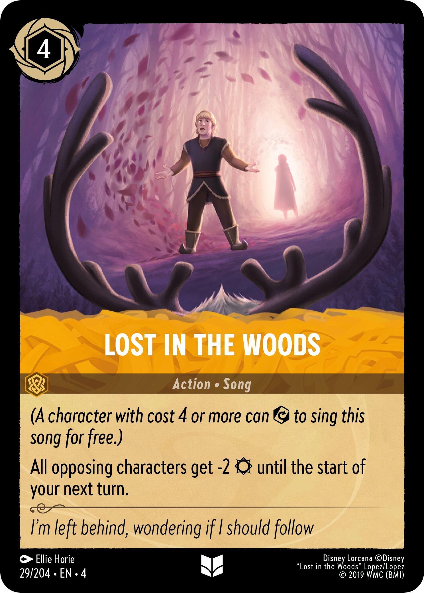 Lost in the Woods (29/204) [Ursula's Return] | Cards and Coasters CA