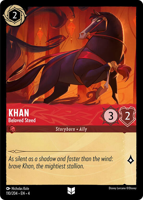 Khan - Beloved Steed (110/204) [Ursula's Return] | Cards and Coasters CA