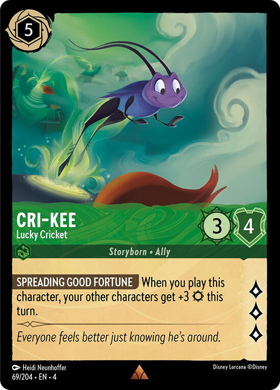 Cri-Kee - Lucky Cricket (69/204) [Ursula's Return] | Cards and Coasters CA