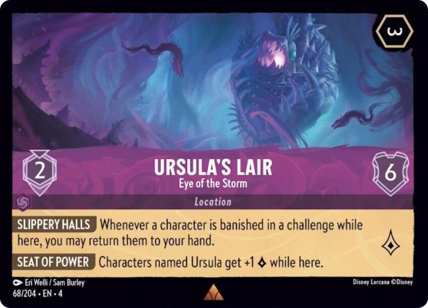 Ursula's Lair - Eye of the Storm (68/204) [Ursula's Return] | Cards and Coasters CA
