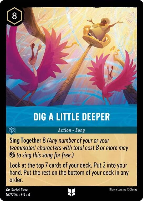 Dig a Little Deeper (162/204) [Ursula's Return] | Cards and Coasters CA