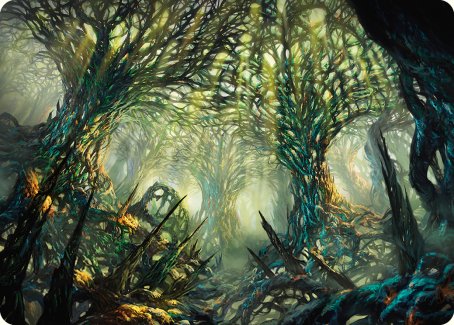 The Hunter Maze Art Card [Phyrexia: All Will Be One Art Series] | Cards and Coasters CA