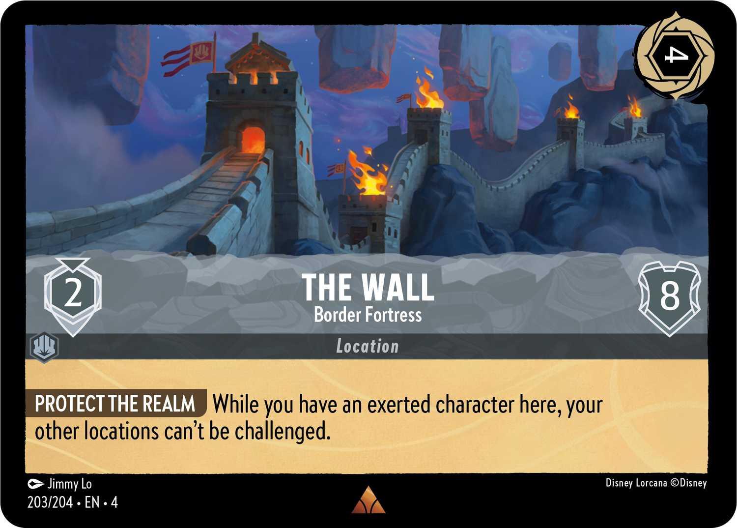 The Wall - Border Fortress (203/204) [Ursula's Return] | Cards and Coasters CA