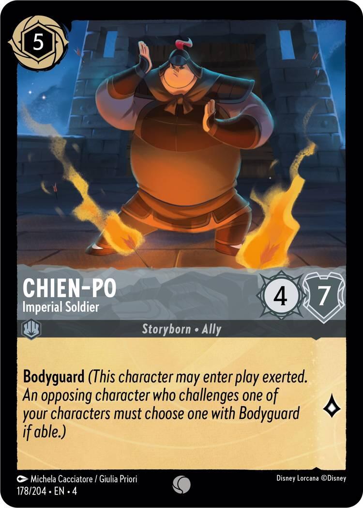 Chien-Po - Imperial Soldier (178/204) [Ursula's Return] | Cards and Coasters CA