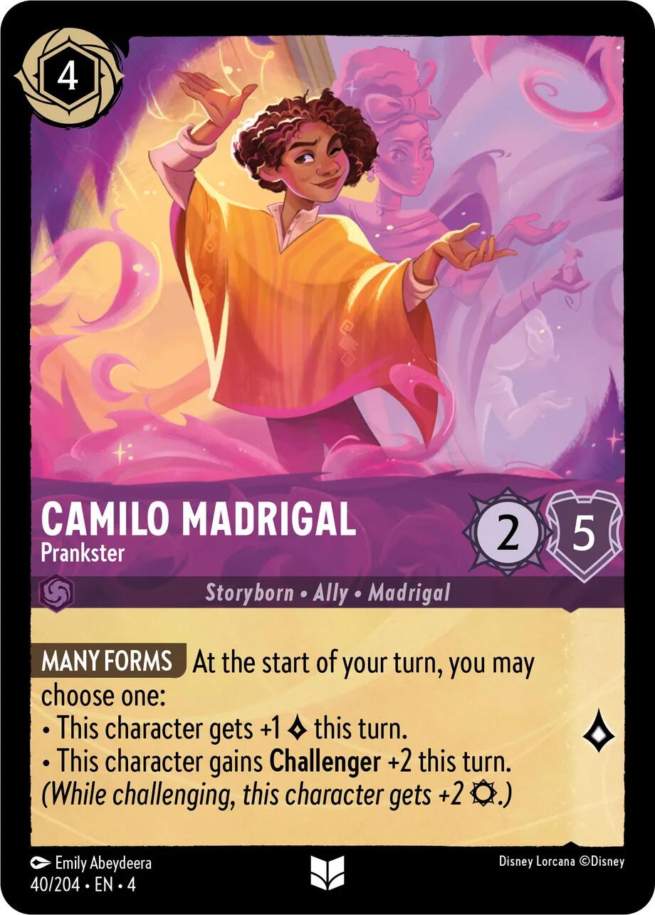Camilo Madrigal - Prankster (40/204) [Ursula's Return] | Cards and Coasters CA