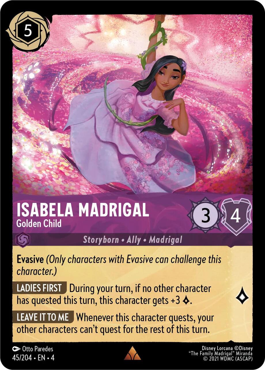 Isabella Madrigal - Golden Child (45/204) [Ursula's Return] | Cards and Coasters CA