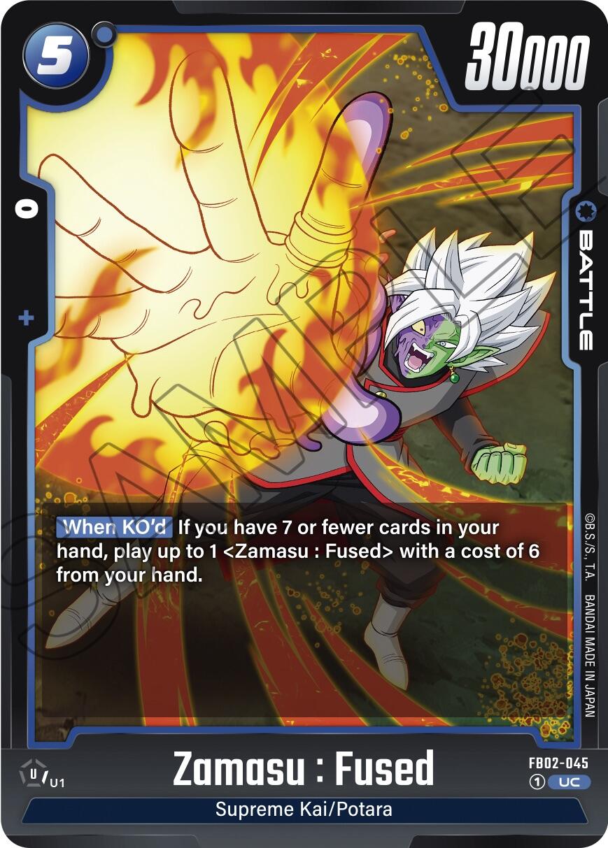 Zamasu : Fused (FB02-045) [Blazing Aura] | Cards and Coasters CA