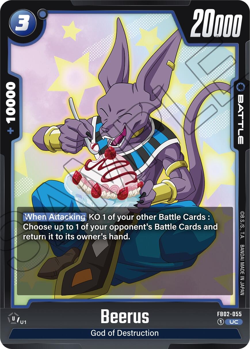 Beerus (FB02-055) [Blazing Aura] | Cards and Coasters CA