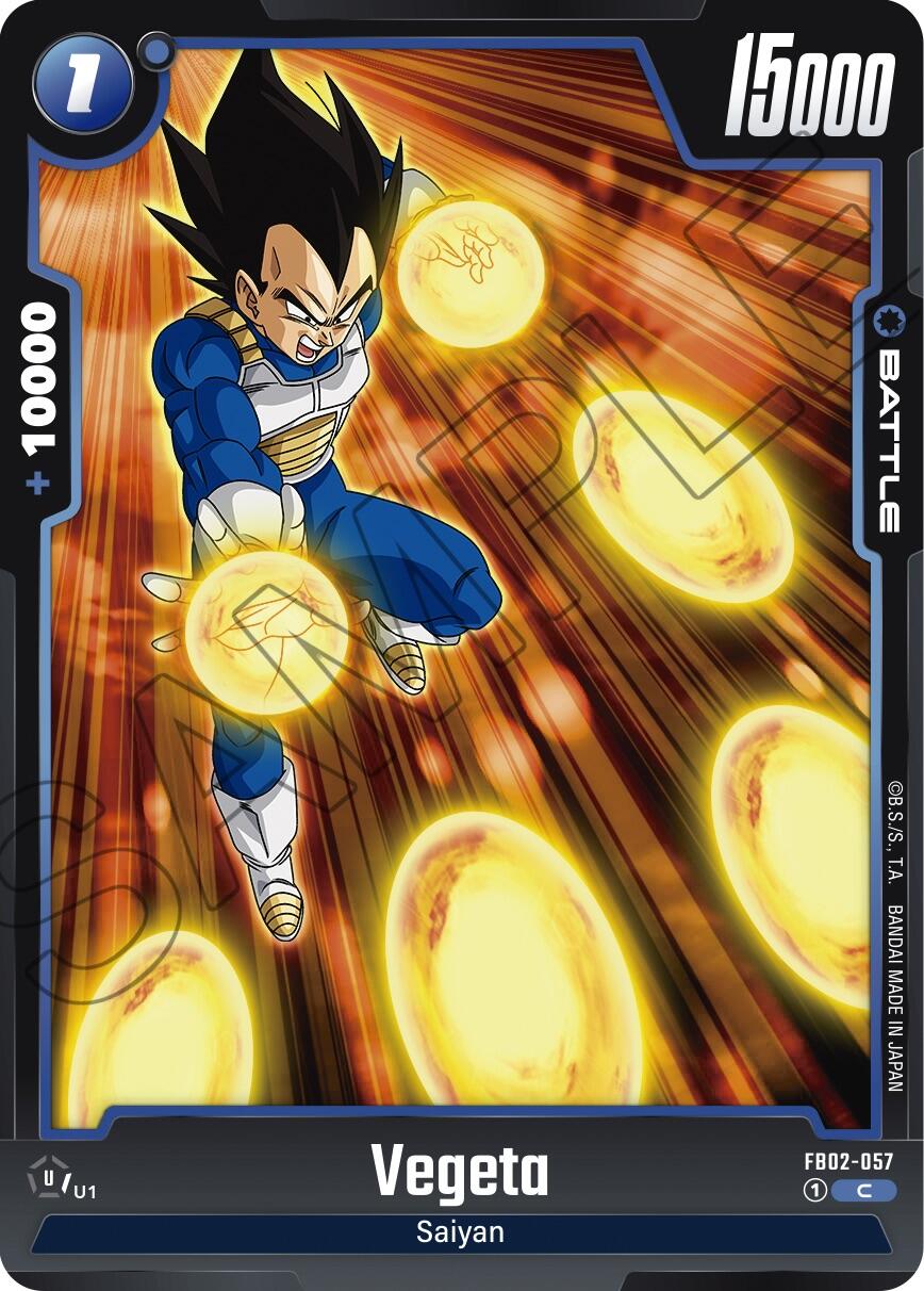 Vegeta (FB02-057) [Blazing Aura] | Cards and Coasters CA