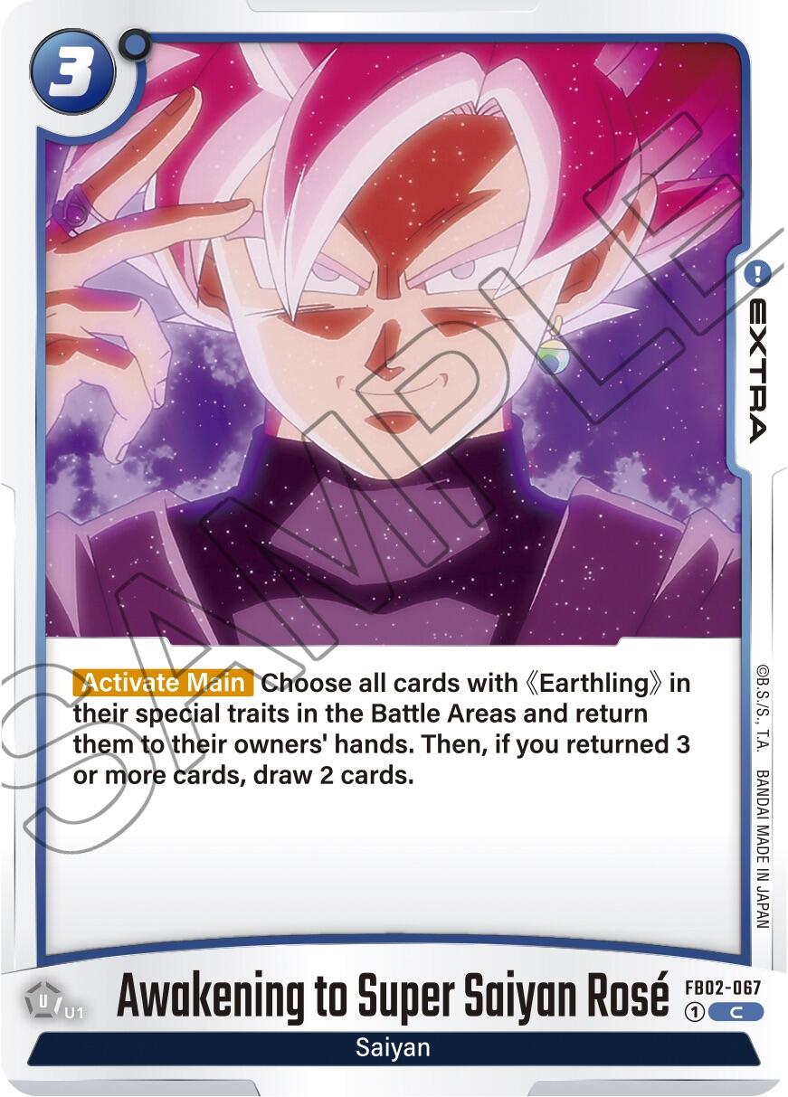 Awakening to Super Saiyan Rose [Blazing Aura] | Cards and Coasters CA