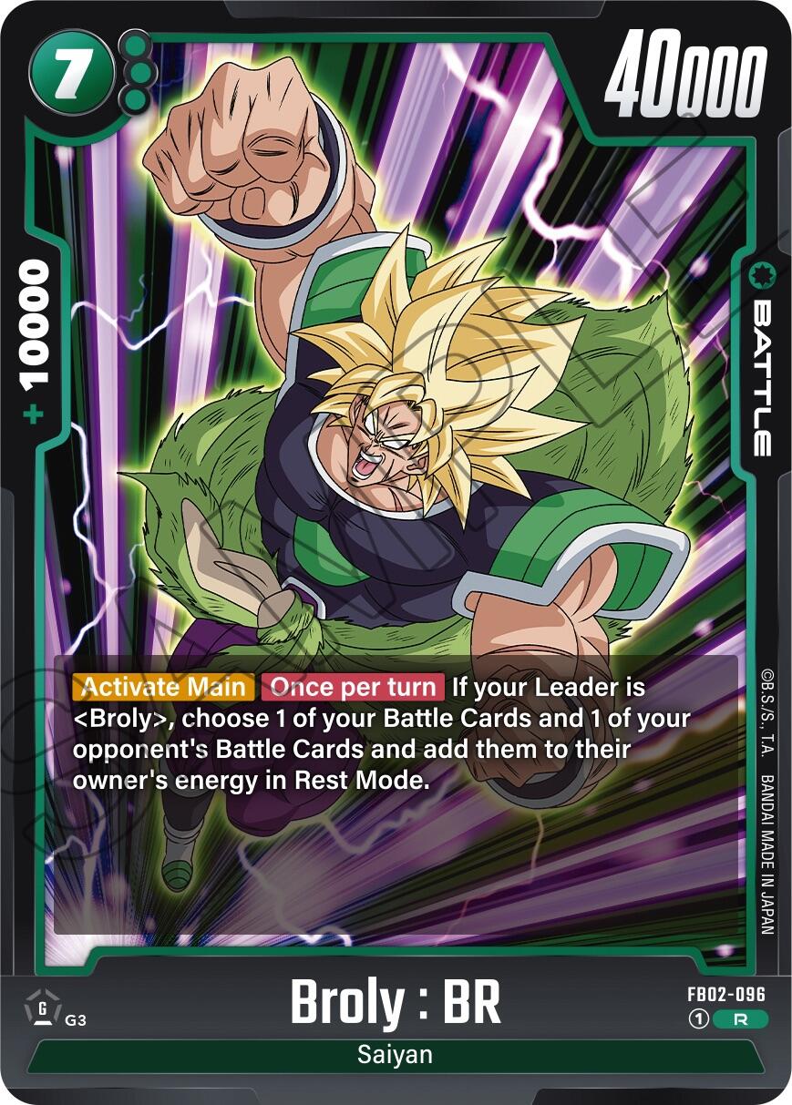 Broly : BR [Blazing Aura] | Cards and Coasters CA