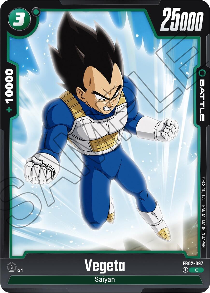 Vegeta (FB02-097) [Blazing Aura] | Cards and Coasters CA