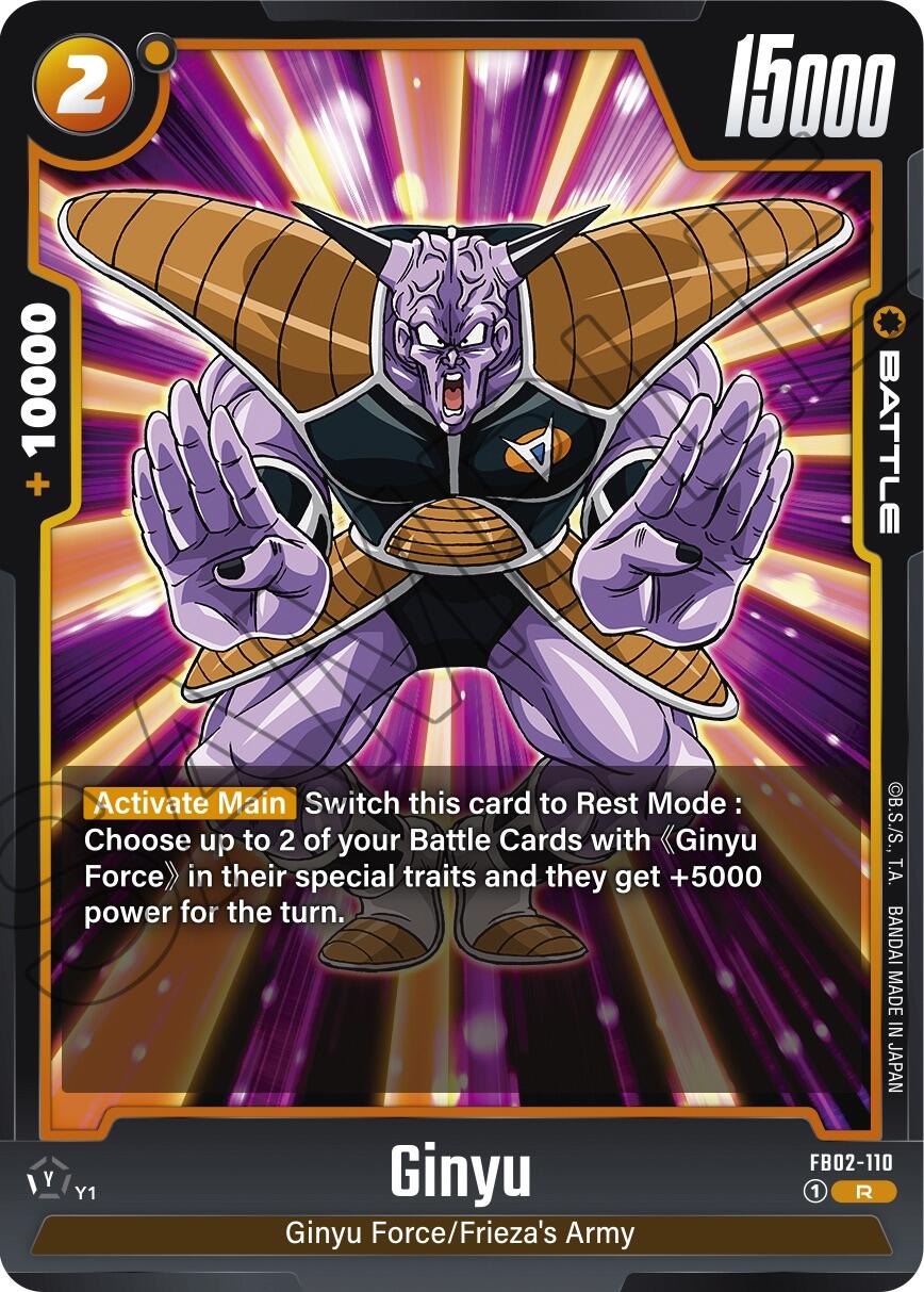 Ginyu [Blazing Aura] | Cards and Coasters CA