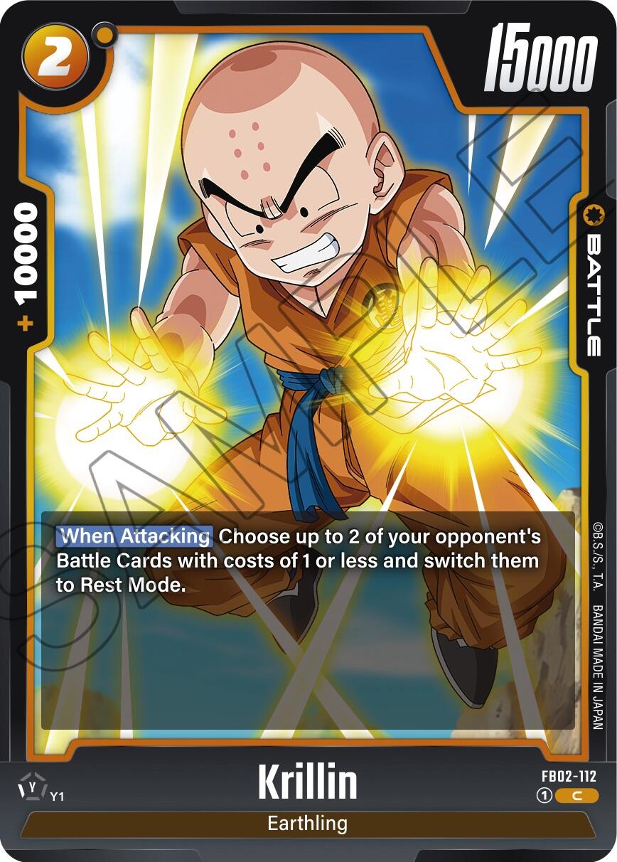 Krillin (FB02-112) [Blazing Aura] | Cards and Coasters CA