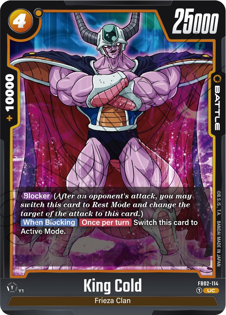 King Cold [Blazing Aura] | Cards and Coasters CA