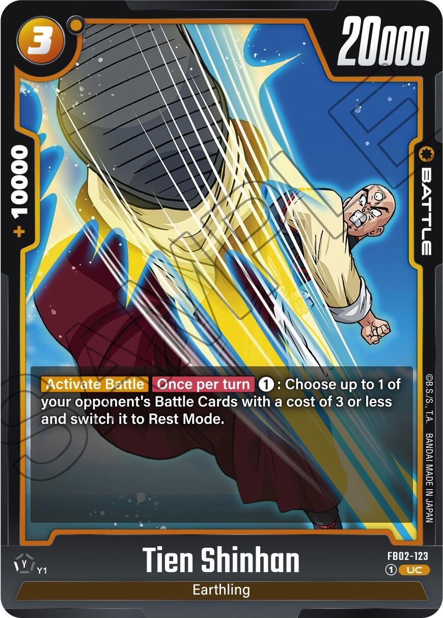 Tien Shinhan (FB02-123) [Blazing Aura] | Cards and Coasters CA