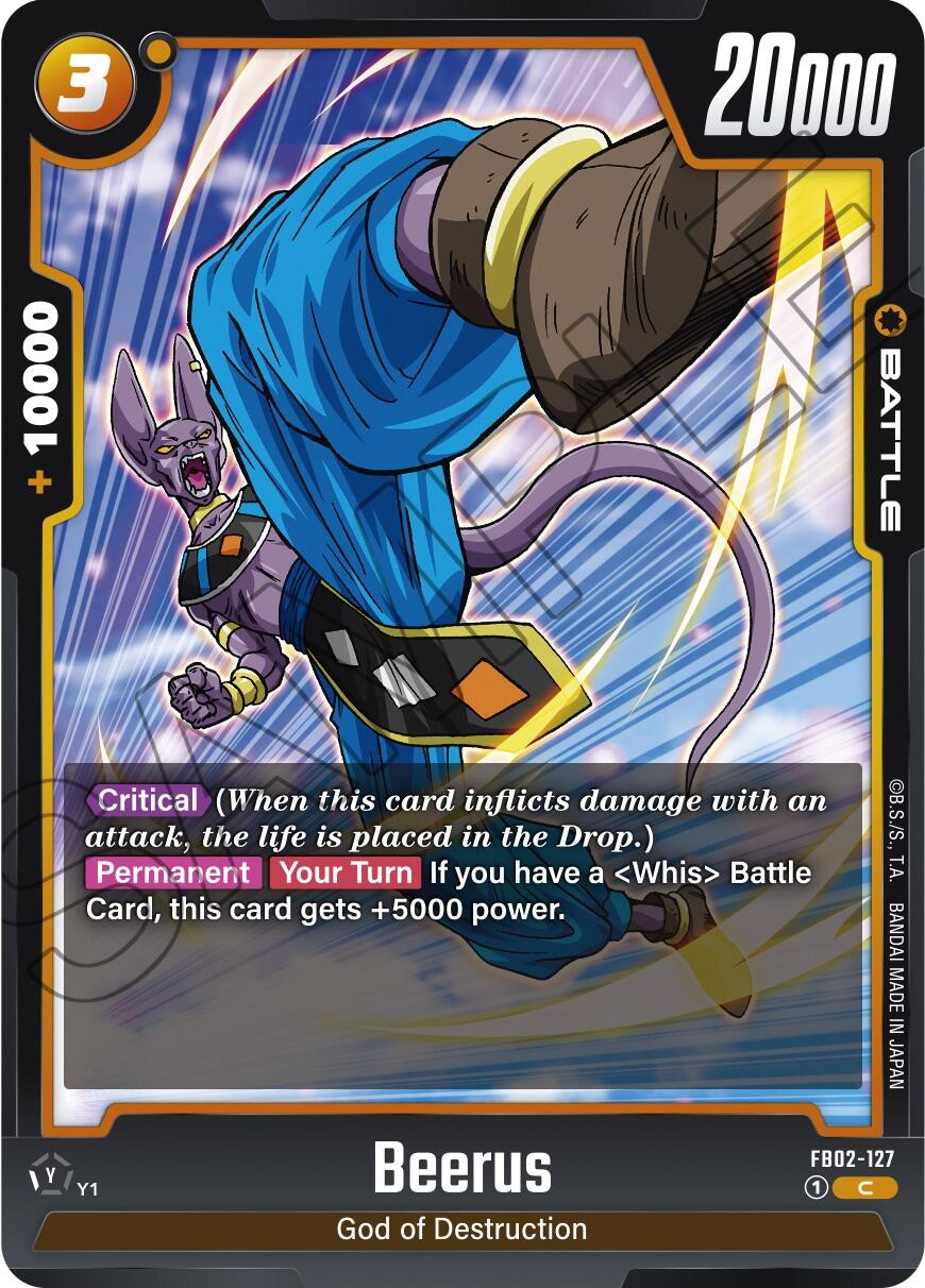 Beerus (FB02-127) [Blazing Aura] | Cards and Coasters CA