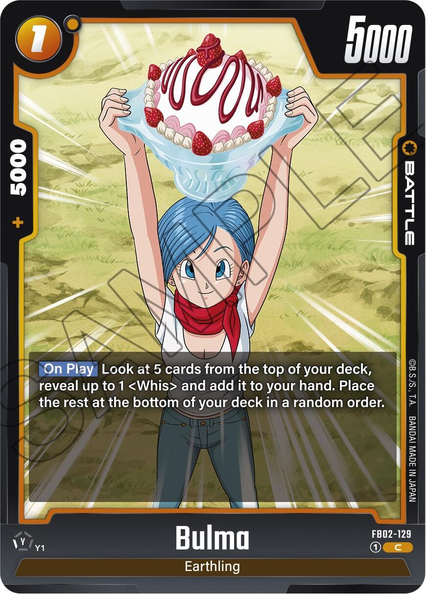 Bulma (FB02-129) [Blazing Aura] | Cards and Coasters CA