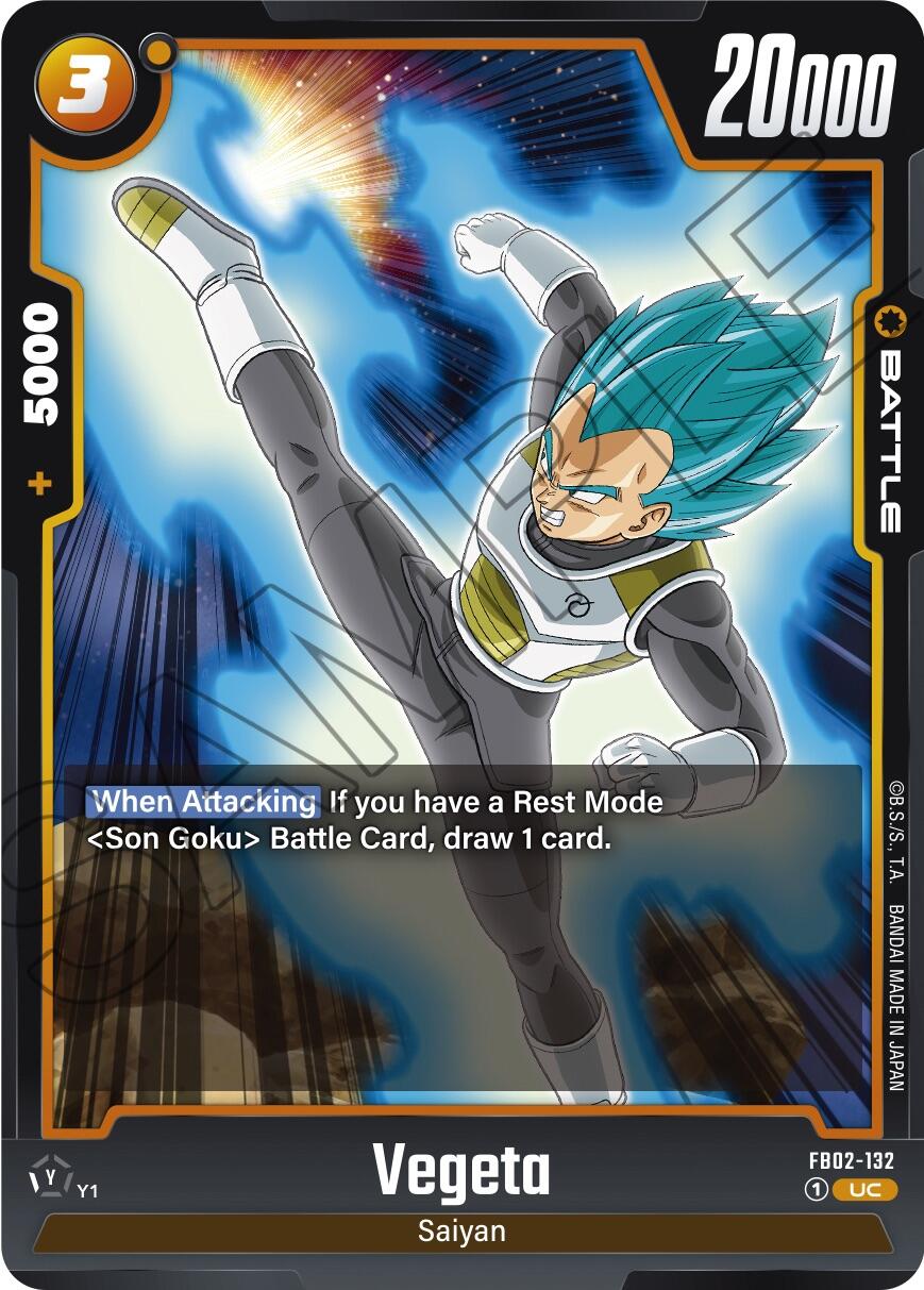 Vegeta (FB02-132) [Blazing Aura] | Cards and Coasters CA