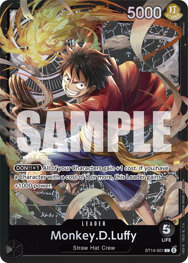 Monkey.D.Luffy (001) [Starter Deck: 3D2Y] | Cards and Coasters CA