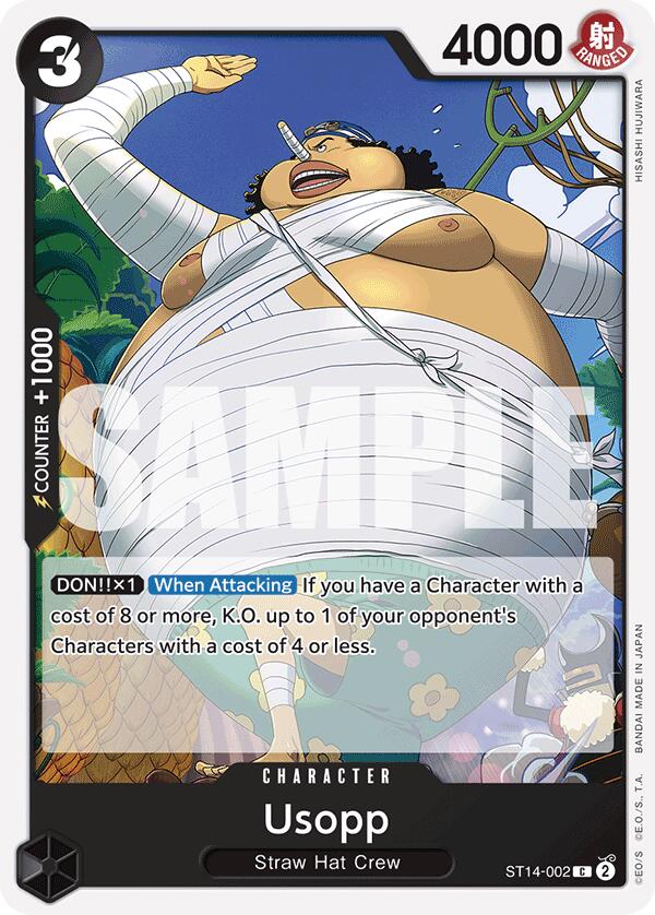 Usopp [Starter Deck: 3D2Y] | Cards and Coasters CA