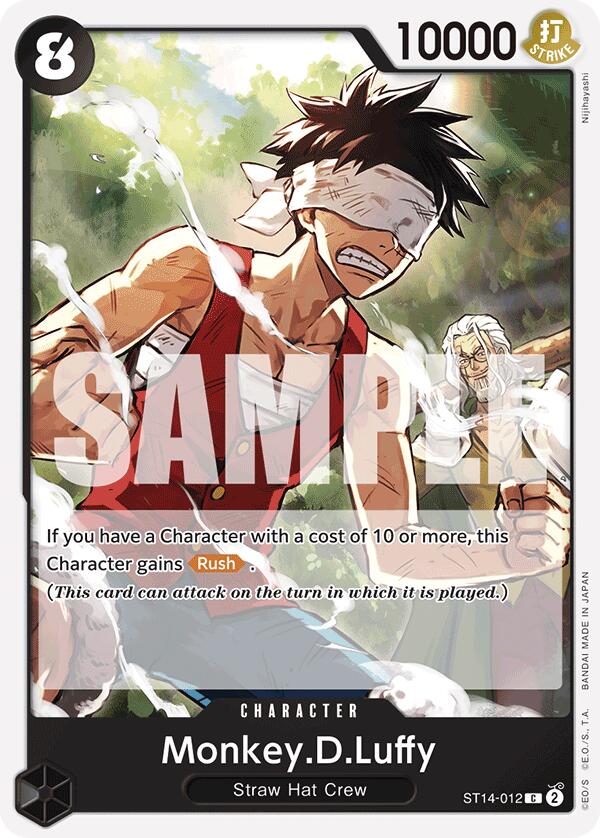 Monkey.D.Luffy (012) [Starter Deck: 3D2Y] | Cards and Coasters CA