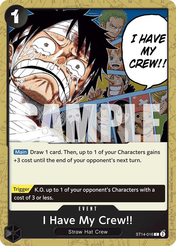 I Have My Crew!! [Starter Deck: 3D2Y] | Cards and Coasters CA