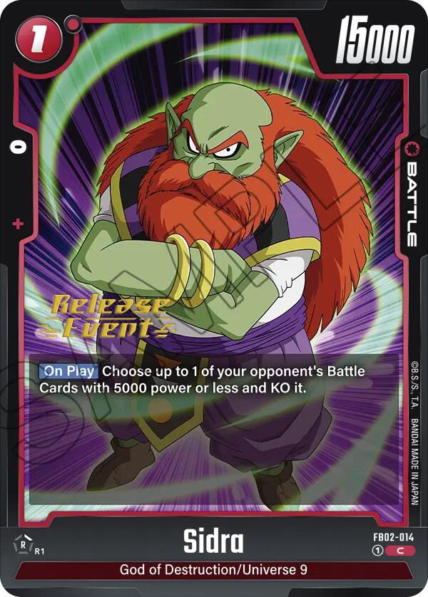 Sidra [Blazing Aura Pre-Release Cards] | Cards and Coasters CA
