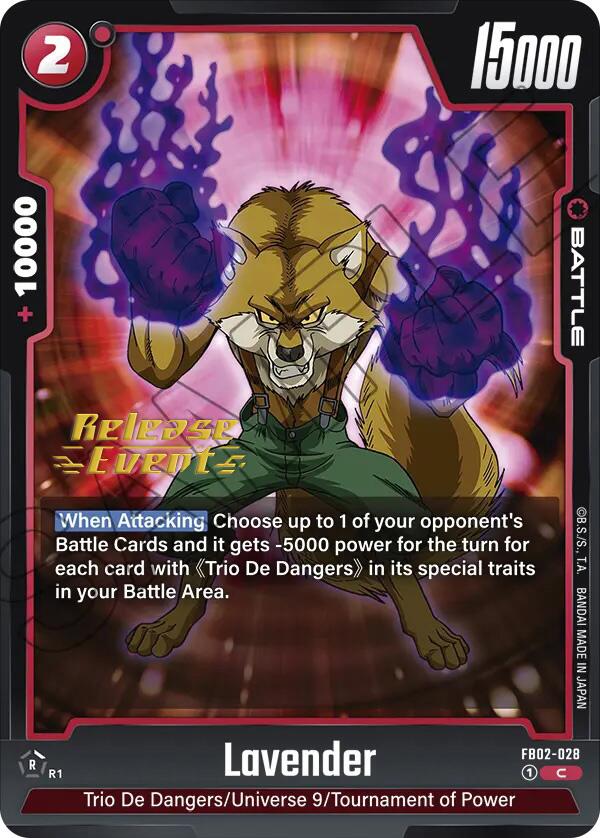 Lavender [Blazing Aura Pre-Release Cards] | Cards and Coasters CA