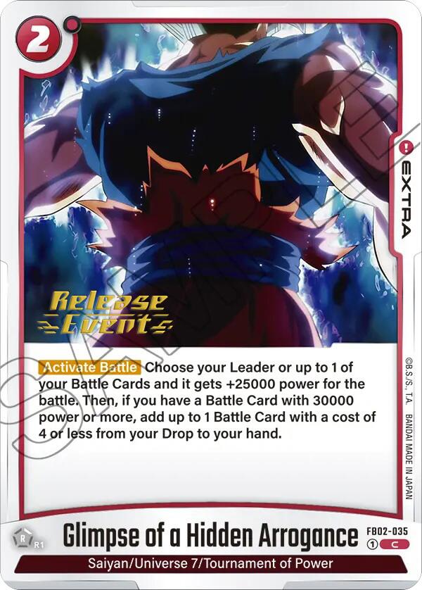 Glimpse of a Hidden Arrogance [Blazing Aura Pre-Release Cards] | Cards and Coasters CA