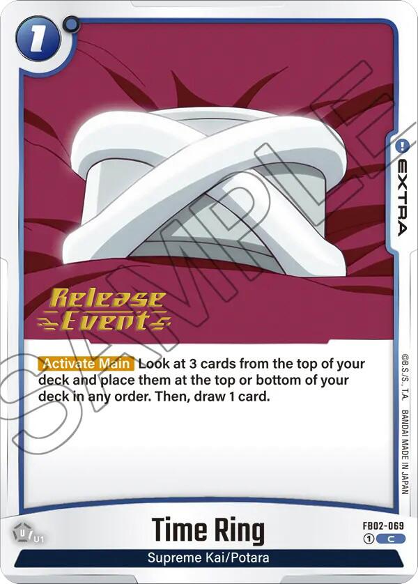 Time Ring [Blazing Aura Pre-Release Cards] | Cards and Coasters CA