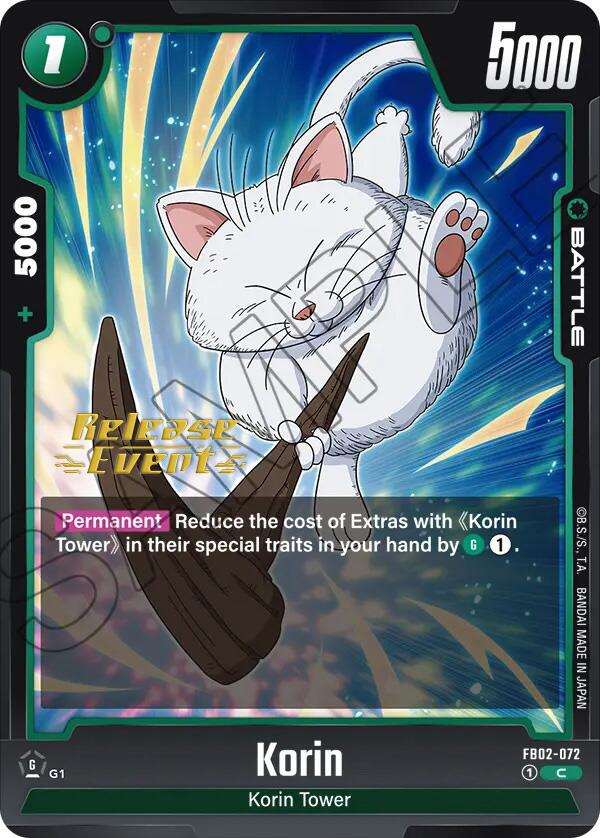 Korin [Blazing Aura Pre-Release Cards] | Cards and Coasters CA