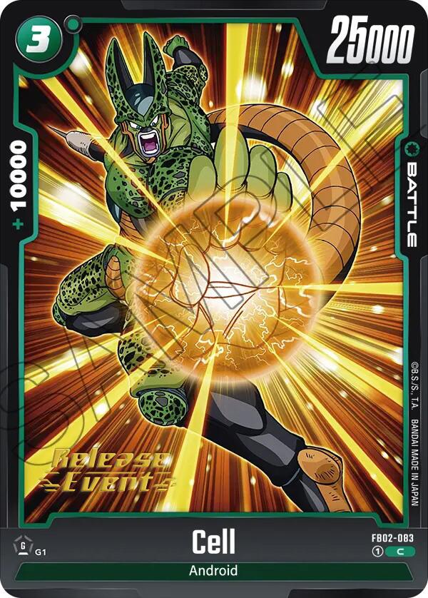 Cell (FB02-083) [Blazing Aura Pre-Release Cards] | Cards and Coasters CA