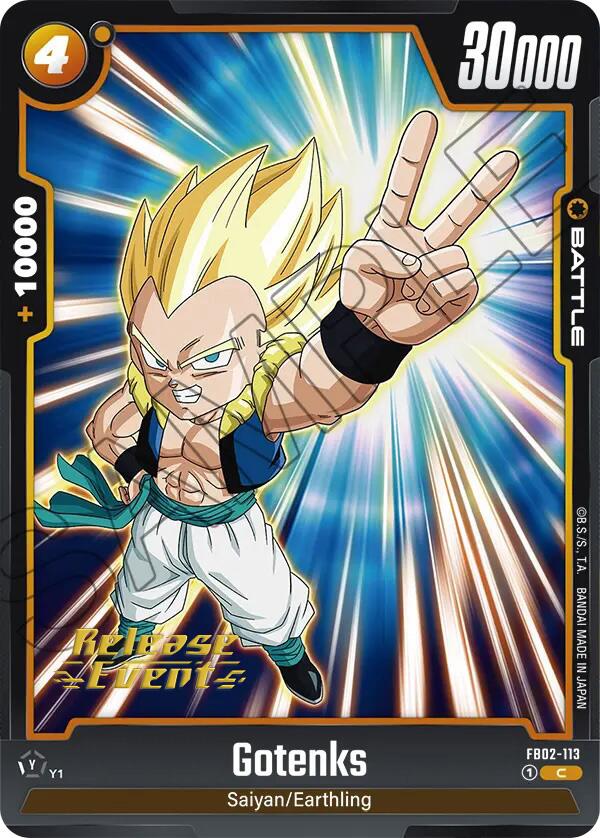 Gotenks (FB02-113) [Blazing Aura Pre-Release Cards] | Cards and Coasters CA