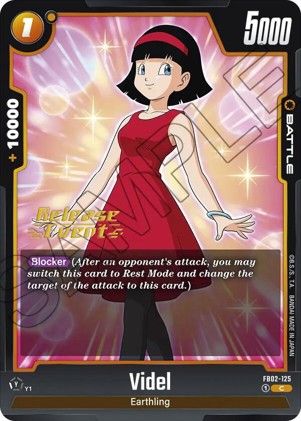 Videl (FB02-125) [Blazing Aura Pre-Release Cards] | Cards and Coasters CA