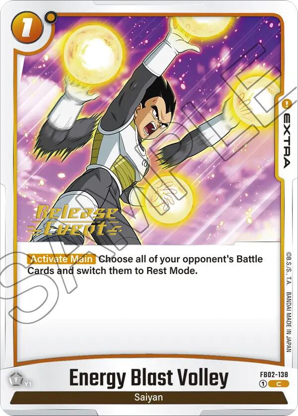 Energy Blast Volley [Blazing Aura Pre-Release Cards] | Cards and Coasters CA